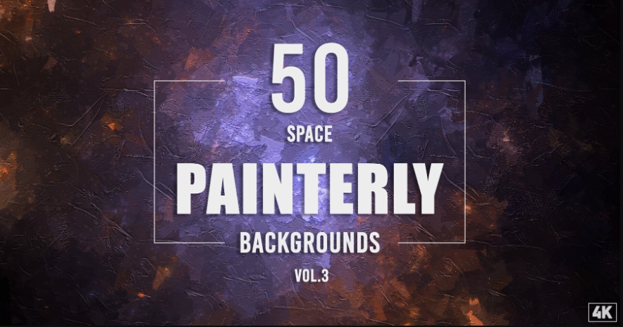 ARTSTATION – 50 PAINTERLY SPACE BACKGROUNDS – VOL. 3 BY ELDAMAR STUDIO (Premium)