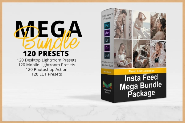 Best Lightroom presets bundle – 120 Insta Bundle – 7184213 (Premium)