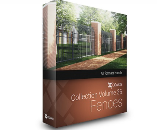 CGAxis – Models Volume 36 Fences (Premium)