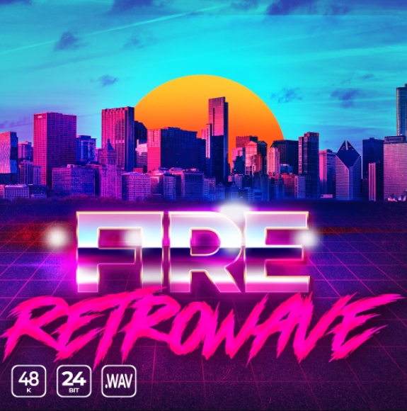 Epic Stock Media Fire Retrowave [WAV] (Premium)