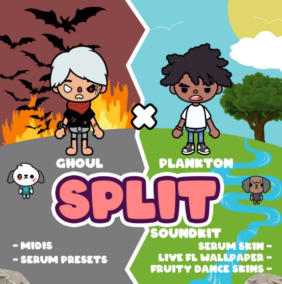 Ghoul split [sound kit] [MiDi, Synth Presets] (Premium)