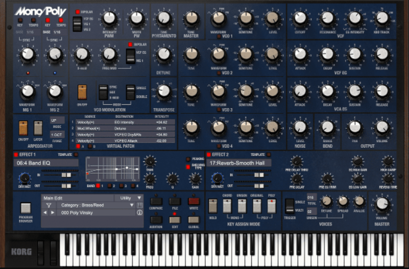 KORG MonoPoly v2.3.0 / v2.2.0 [WiN, MacOSX] (Premium)