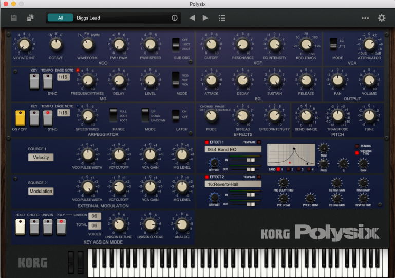 KORG Polysix v2.3.0 / v2.2.1 [WiN, MacOSX] (Premium)