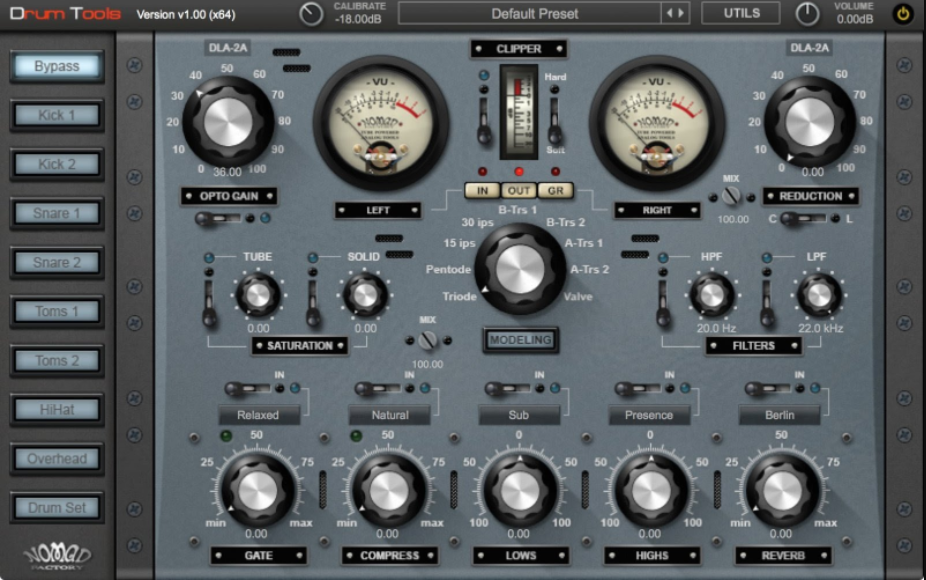 Nomad Factory Drum Tools v1.0.1.1 [WiN, MacOSX] (Premium)