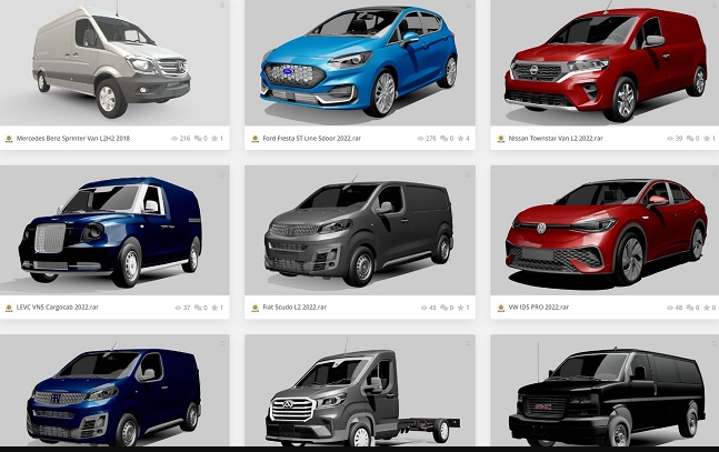 Sketchfab – 1014 Car Models (Premium)