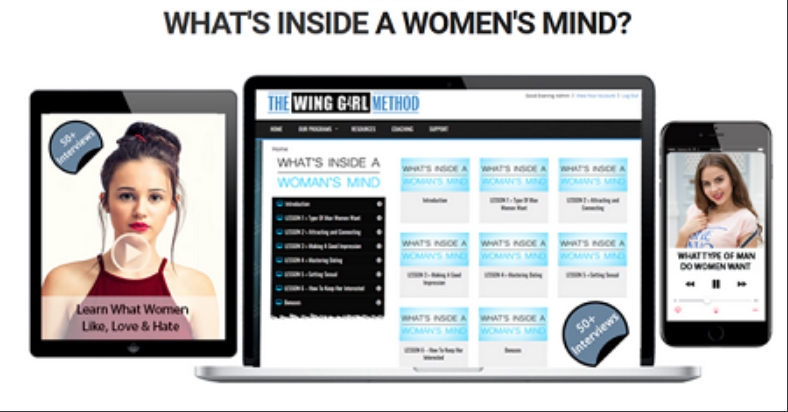 The Wing Girl Method – What’s Inside A Woman’s Mind 2022 (Premium)