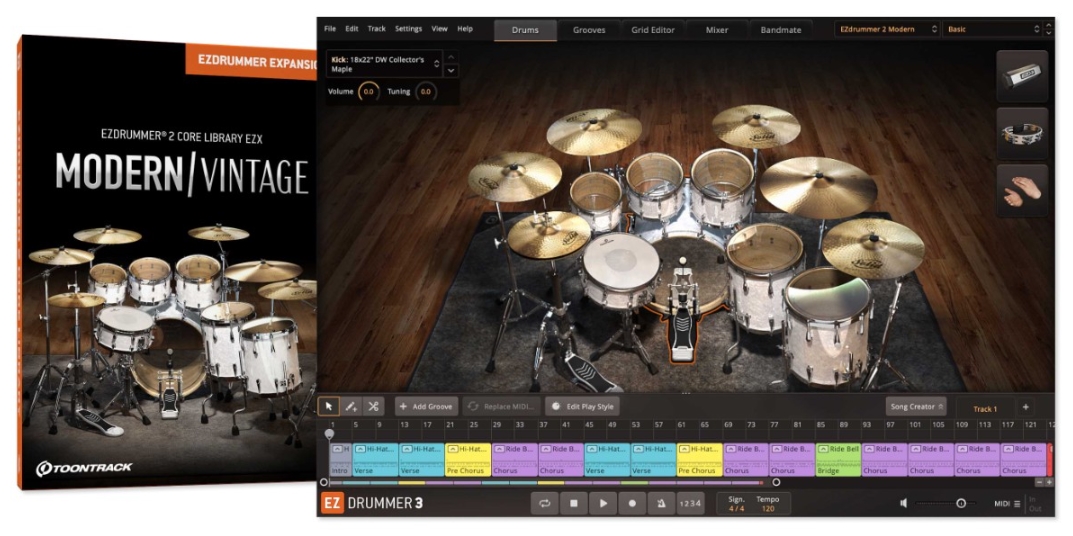 Toontrack EZdrummer 2 Core Library v1.2.1 [WiN, MacOSX] (Premium)