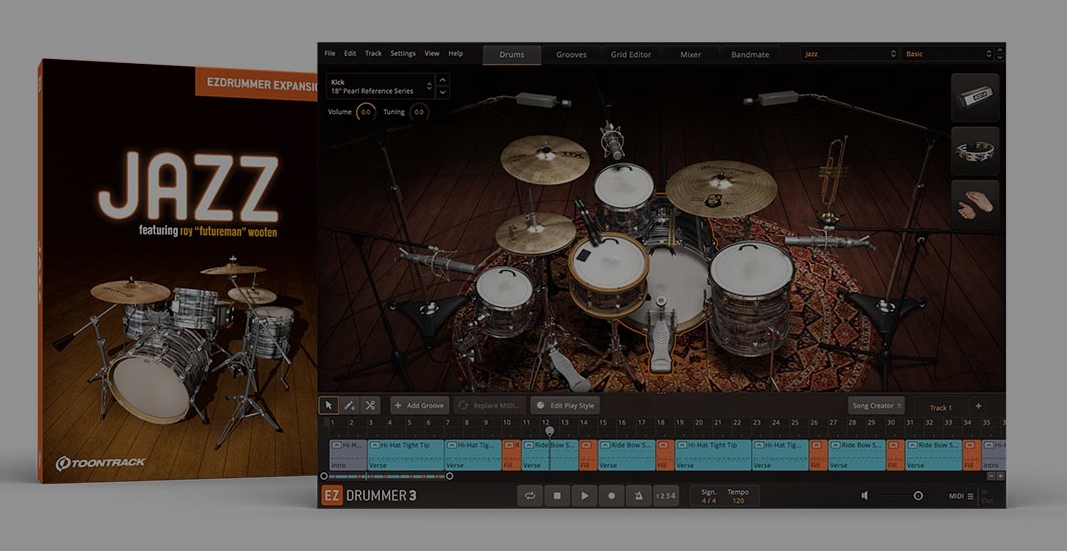 Toontrack Jazz EZX v1.5.1 [Superior Drummer, EZDrummer] [WiN, MacOSX]