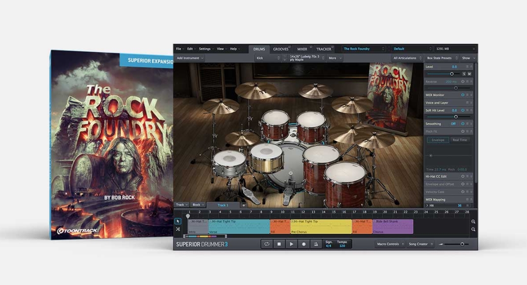 Toontrack Rock Foundry SDX Library v1.0.3 Update [WiN, MacOSX] (Premium)