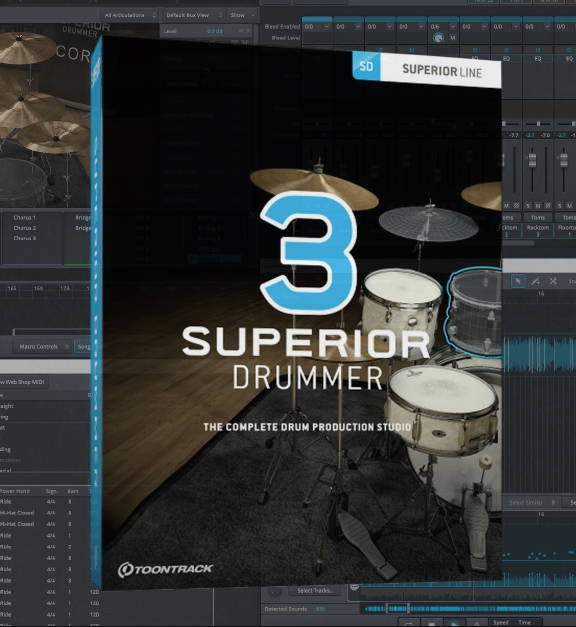 Toontrack Superior Drummer 3 v3.3.0 CE Update / v3.3.0 CE Update Rev [WiN, MacOSX] (Premium)