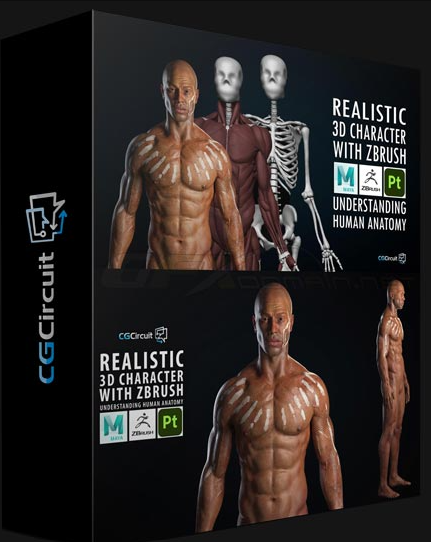 CGCIRCUIT – REALISTIC 3D CHARACTER WITH ZBRUSH (Premium)