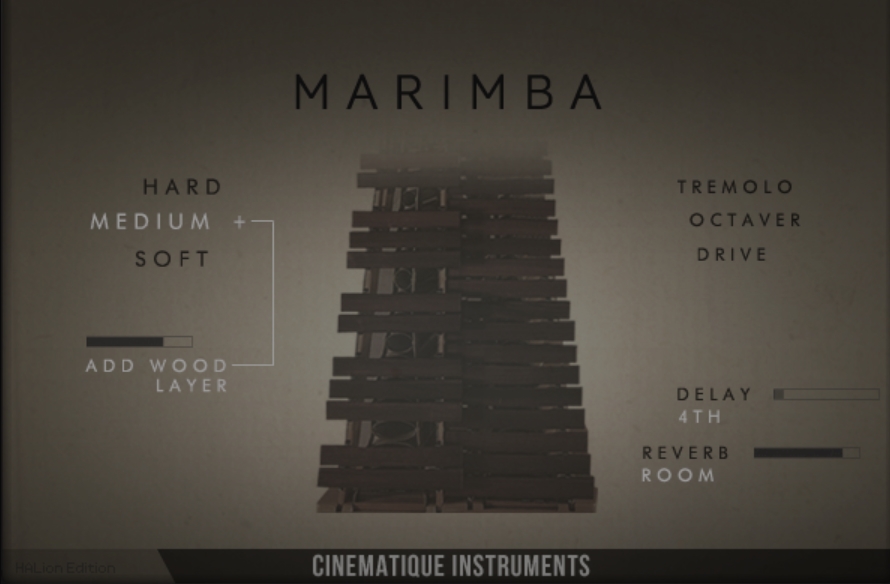 Cinematique Instruments Marimba Content [Halion] (Premium)