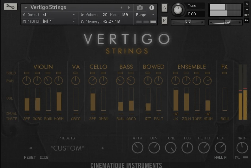 Cinematique Instruments Vertigo Strings Content [Halion] (Premium)