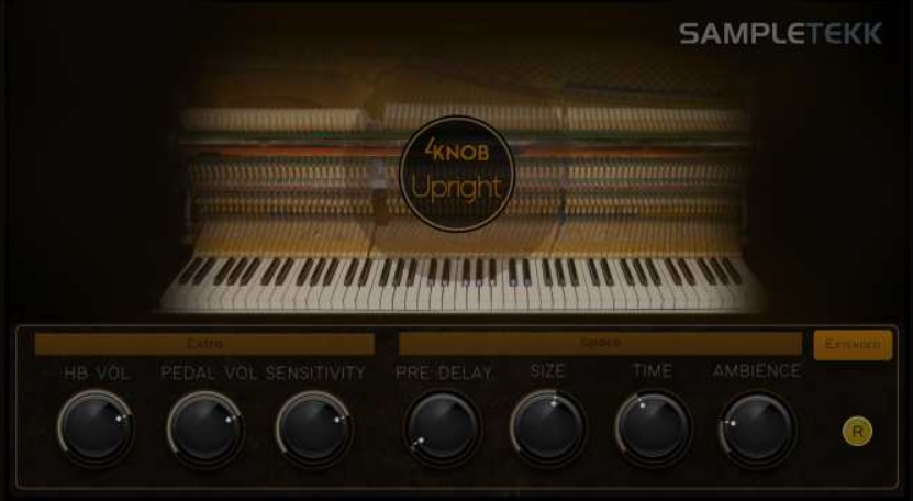 SampleTekk 4Knob Upright Content [Halion] (Premium)