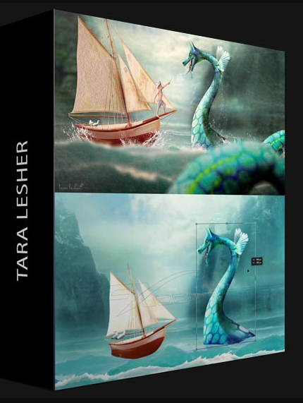 TARA LESHER EDUCATION – CREATING A SEA MONSTER COMPOSITE (Premium)