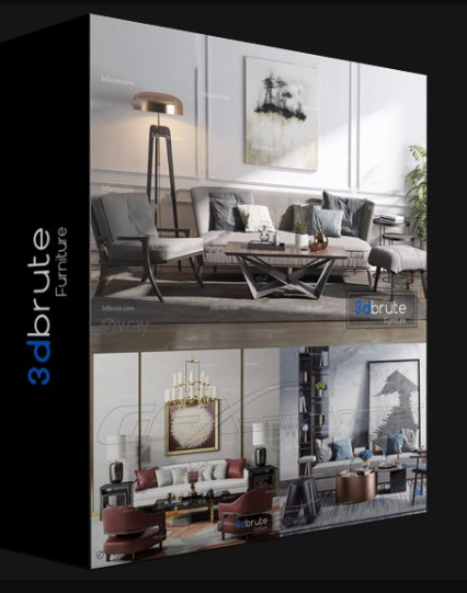 3DBRUTE – MODERN SOFA COLLECTION (Premium)