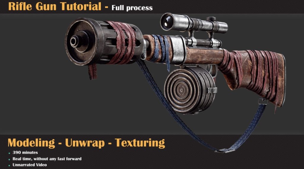 Artstation – Rifle Gun Tutorial