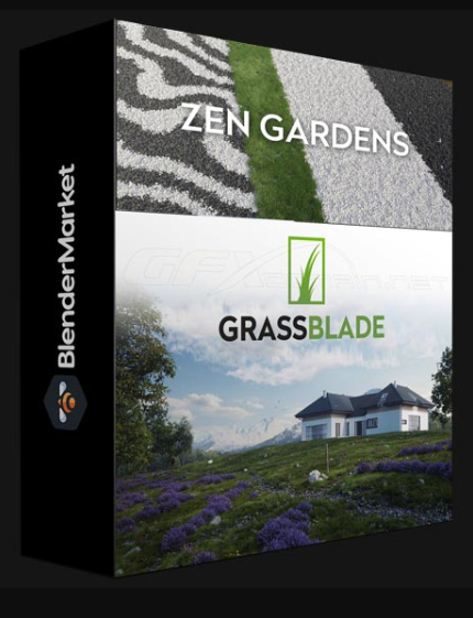 BLENDER MARKET – GRASSBLADE 2.2 + SCATPACK FOR SCATTER5