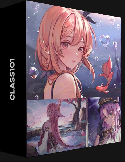 CLASS101 – PAINT BEAUTIFUL ANIME CHARACTERS WITH STRIKING LIGHTING BY CHIKENRYICE (Premium)