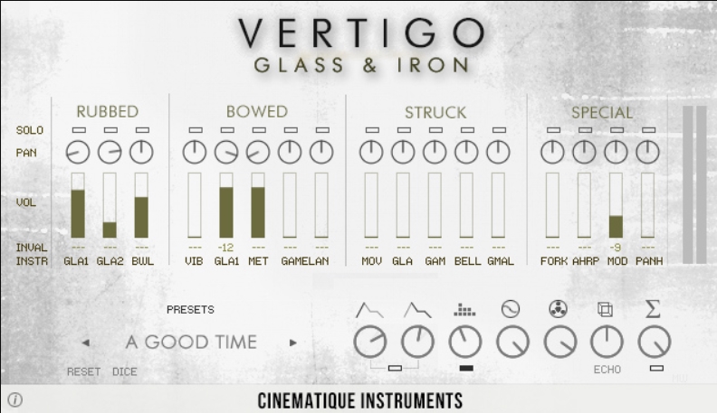 Cinematique Instruments Vertigo Glass and Iron [Halion] (Premium)