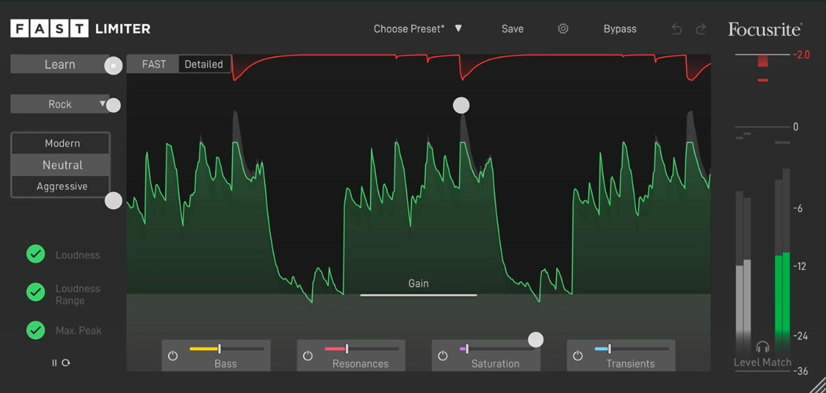 Focusrite FAST Limiter v1.0.0 [U2B] [MacOSX] (Premium)