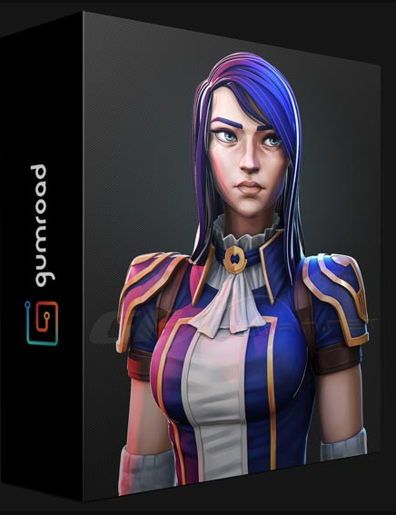 GUMROAD – CAITLYN – CHARACTER CREATION IN BLENDER – 2022 (Premium)