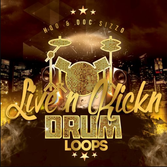 HQO LIVE N KICKN DRUM LOOPS [WAV] (Premium)