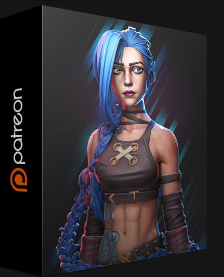 PATREON – CHARACTER SCULPT PACKAGE #46 – JINX BY YANSCULPTS (Premium)