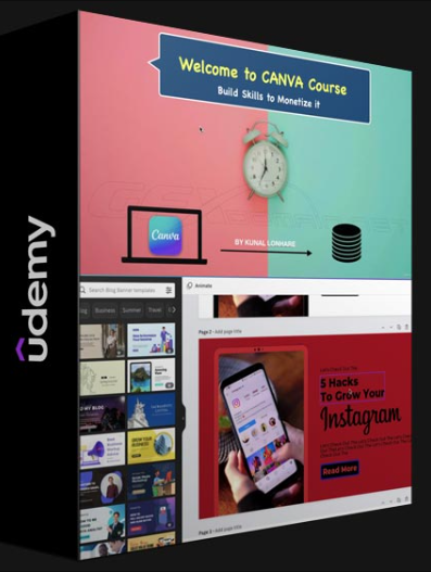 UDEMY – CANVA FOR FREELANCING: MONETIZE YOUR GRAPHIC DESIGN SKILLS (Premium)