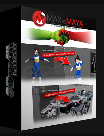 3DTOALL – MAXTOMAYA V3.0A FOR MAYA 2015-2023 WIN X64 (Premium)