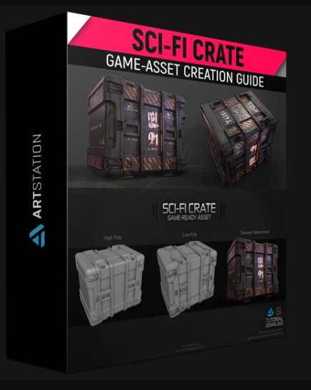 ARTSTATION – MODEL & TEXTURE A GAME ASSET – FULL PROCESS