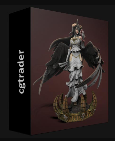 CGTRADER – ALBEDO – OVERLORD WITH NSFW 3D PRINT MODEL (Premium)