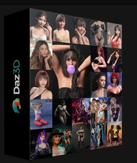 DAZ3D, POSER BUNDLE 3 AUGUST 2022  (Premium)