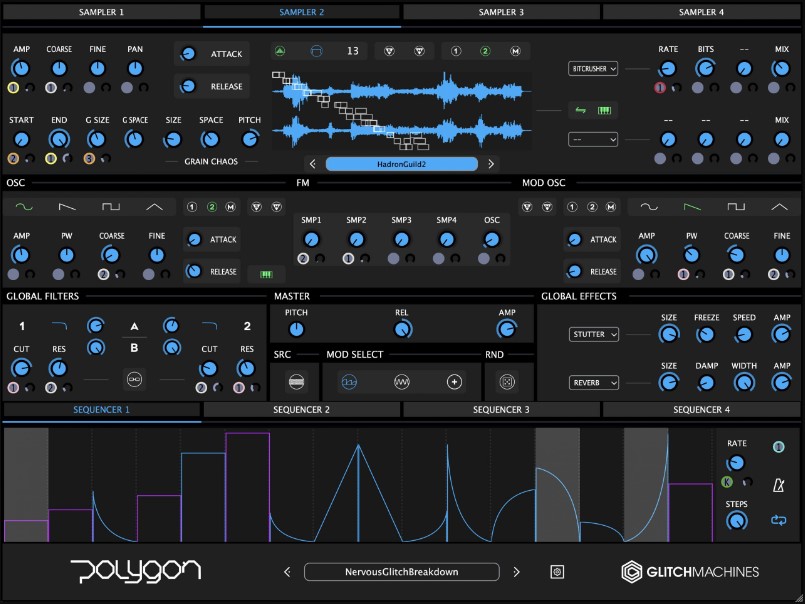 Glitchmachines Polygon v2.1.0 [WiN, MacOSX]