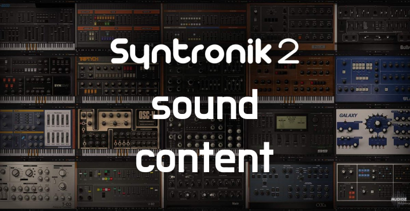 IK Multimedia Syntronik 2 Sound Content