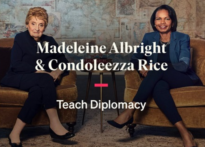 MasterClass – Madeleine Albright and Condoleezza Rice Teach Diplomacy (Premium)