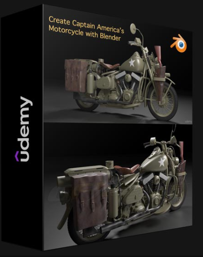 UDEMY – CREATE CAPTAIN AMERICA’S MOTORCYCLE WITH BLENDER (Premium)