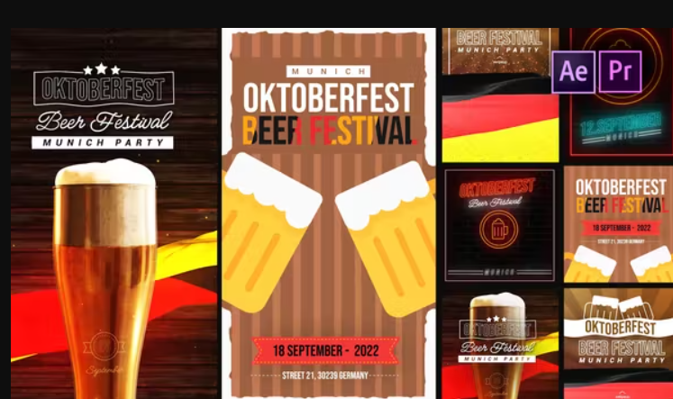 Videohive Oktoberfest Stories Pack 39346472 (Premium)