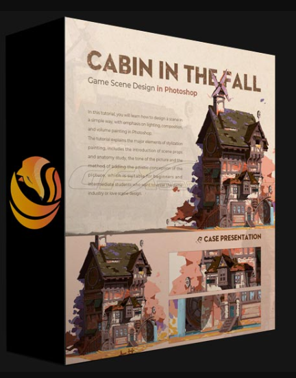 WINGFOX – GAME SCENE DESIGN IN PHOTOSHOP – CABIN IN THE FALL WITH LI KUIDE