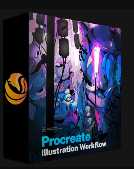 WINGFOX – PROCREATE ILLUSTRATION WORKFLOW: GATHERING OF MONSTER (Premium)