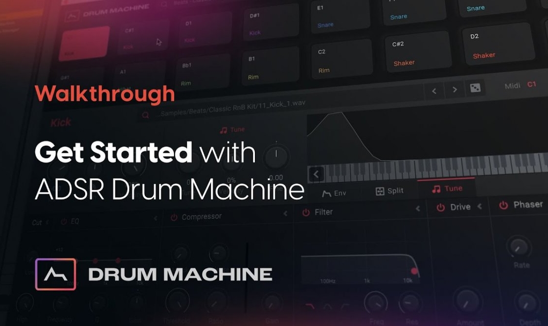 ADSR Sounds Get started with ADSR Sounds Drum Machine [TUTORiAL] (Premium)