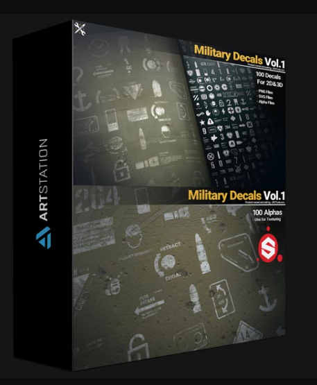 ARTSTATION – MILITARY DECALS VOL.1 (Premium)