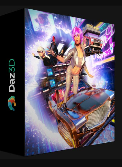 DAZ3D – CYBERPUNK CITY MEGA BUNDLE