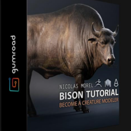 GUMROAD – BISON MODELING TUTORIAL BY NICHOLAS MOREL (premium)