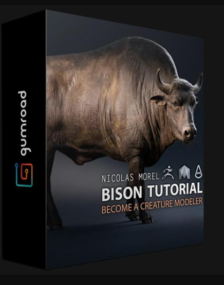 GUMROAD – BISON MODELING TUTORIAL BY NICHOLAS MOREL