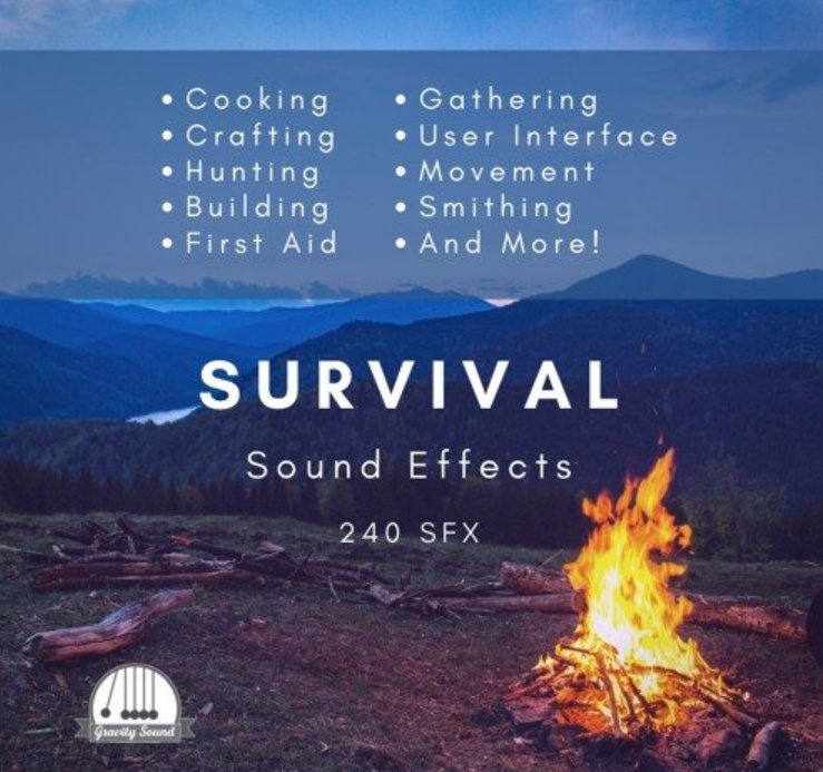 GameDev Market Survival Sound Effects [WAV] (Premium)