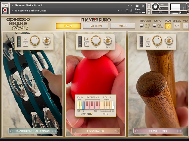 Insession Audio Shimmer Shake Strike 2 with the Expansion
