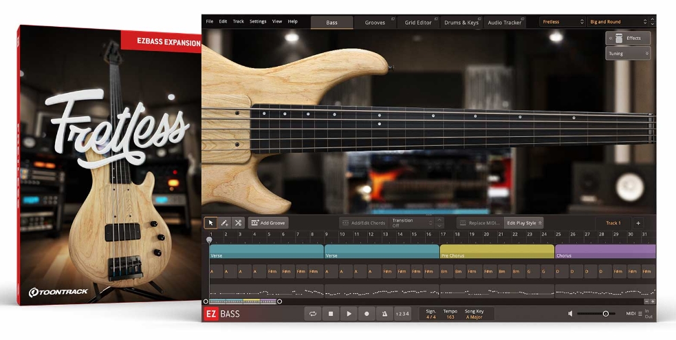 Toontrack Fretless EBX v1.0.2 [EBX] (Premium)