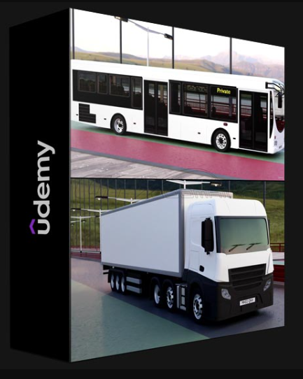 UDEMY – GUIDE FOR BUILDING A BUS AND TRUCK IN BLENDER  (Premium)