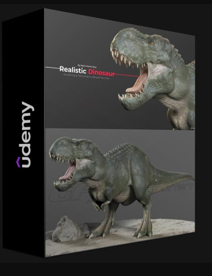 UDEMY – REALISTIC DINOSAUR SCULPTING & TEXTURING IN ZBRUSH FOR FILM (Premium)